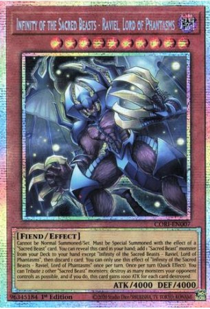 Infinity of the Sacred Beasts - Raviel, Lord of Phantasms - CORI-EN007 - Starlight Rare