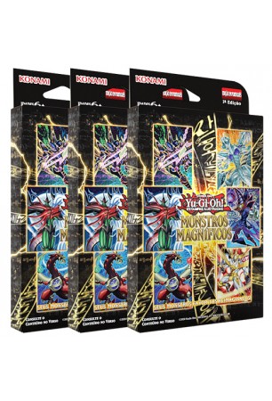 3x Yu-Gi-Oh! Monstros Magníficos - Tuck Box