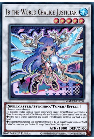 Ib the World Chalice Justiciar (chibi art) - MAMO-EN034 - Ultra Rare