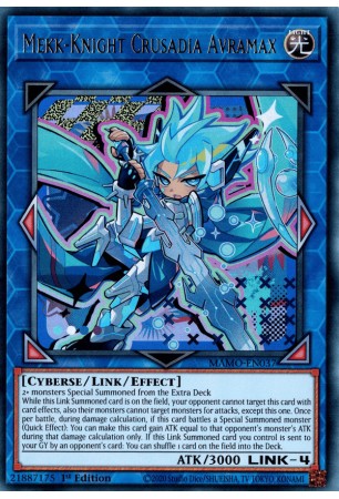 Mekk-Knight Crusadia Avramax (chibi art) - MAMO-EN037 - Ultra Rare