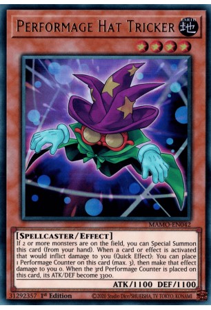 Performage Hat Tricker - MAMO-EN042 - Ultra Rare