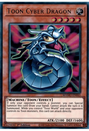 Toon Cyber Dragon - MAMO-EN043 - Ultra Rare