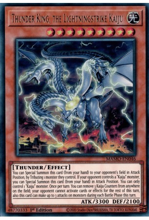 Thunder King, the Lightningstrike Kaiju - MAMO-EN046 - Ultra Rare