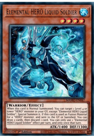 Elemental HERO Liquid Soldier - MAMO-EN047 - Ultra Rare