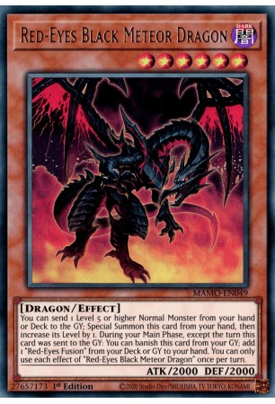 Red-Eyes Black Meteor Dragon - MAMO-EN049 - Ultra Rare