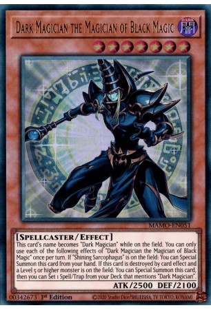 Dark Magician the Magician of Black Magic - MAMO-EN051 - Ultra Rare