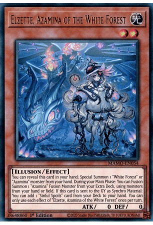 Elzette, Azamina of the White Forest - MAMO-EN054 - Ultra Rare