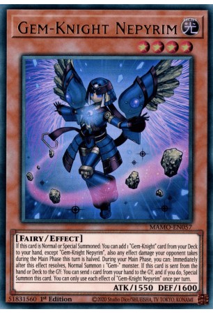 Gem-Knight Nepyrim - MAMO-EN057 - Ultra Rare
