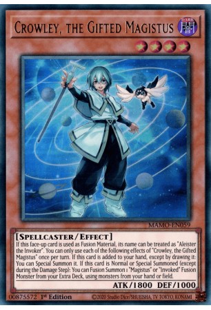 Crowley, the Gifted Magistus - MAMO-EN059 - Ultra Rare