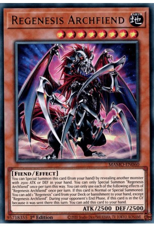 Regenesis Archfiend - MAMO-EN060 - Ultra Rare