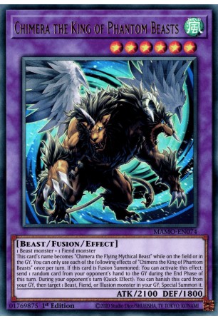 Chimera the King of Phantom Beasts - MAMO-EN074 - Ultra Rare