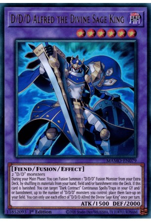 D/D/D Alfred the Divine Sage King - MAMO-EN079 - Ultra Rare