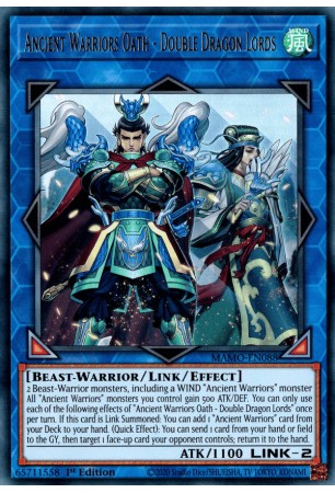 Ancient Warriors Oath - Double Dragon Lords - MAMO-EN088 - Ultra Rare