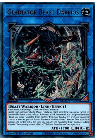 Gladiator Beast Dareios - MAMO-EN089 - Ultra Rare