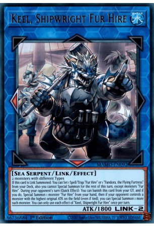 Keel, Shipwright Fur Hire - MAMO-EN092 - Ultra Rare