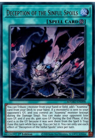 Deception of the Sinful Spoils - MAMO-EN098 - Ultra Rare