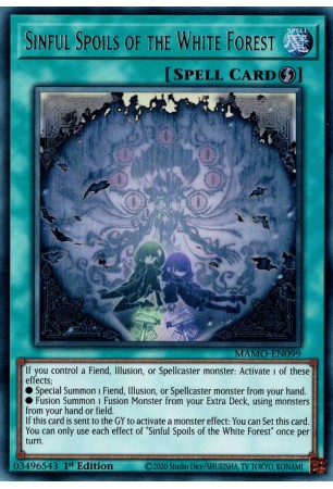 Sinful Spoils of the White Forest - MAMO-EN099 - Ultra Rare