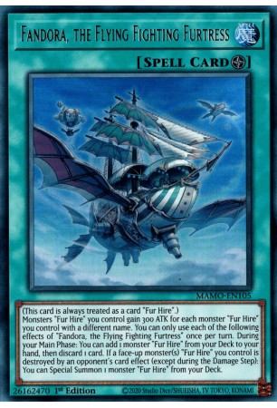 Fandora, the Flying Fighting Furtress - MAMO-EN105 - Ultra Rare