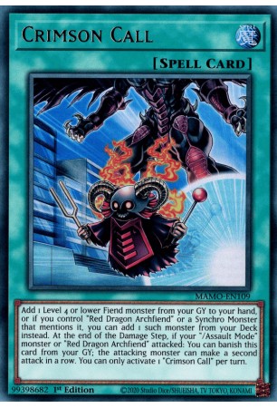 Crimson Call - MAMO-EN109 - Ultra Rare