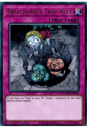 Treacherous Trap Hole - MAMO-EN114 - Ultra Rare