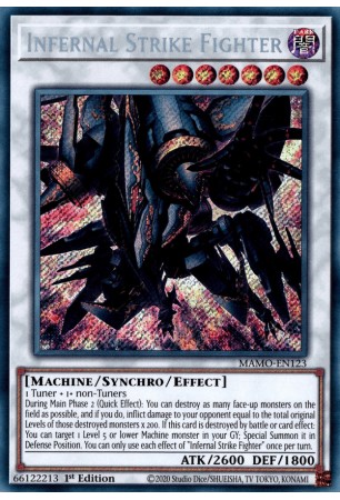 Infernal Strike Fighter - MAMO-EN123 - Secret Rare