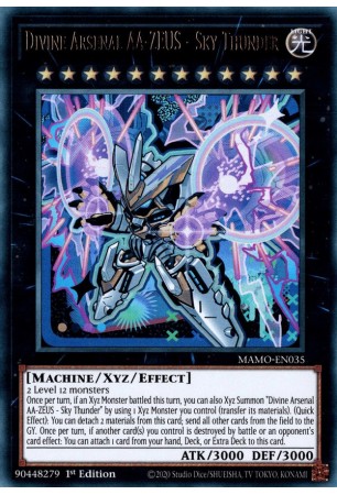 Divine Arsenal AA-ZEUS - Sky Thunder (chibi art) - MAMO-EN035 - Secret Rare