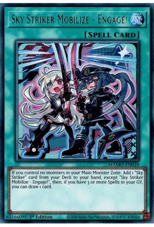 Sky Striker Mobilize - Engage! (chibi art) - MAMO-EN039 - Secret Rare
