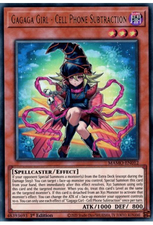 Gagaga Girl - Cell Phone Subtraction - MAMO-EN012 - Ultra Rare