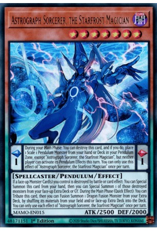 Astrograph Sorcerer, the Starfrost Magician - MAMO-EN015 - Ultra Rare