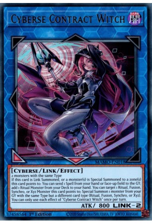 Cyberse Contract Witch - MAMO-EN018 - Ultra Rare