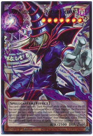 Dark Magician, the Pharaoh's Servant (ext. art) - MAMO-EN001 - Ultra Rare