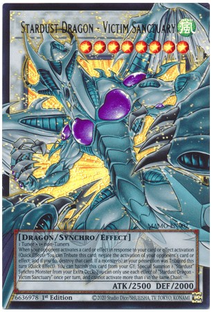 Stardust Dragon - Victim Sanctuary (ext. art) - MAMO-EN007 - Ultra Rare