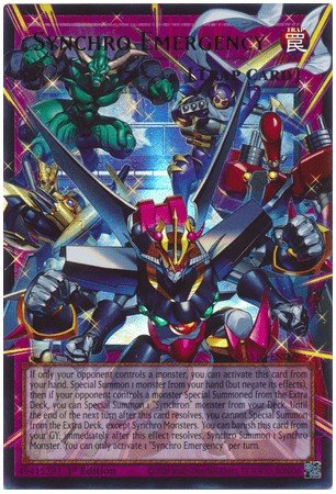 Synchro Emergency (ext. art) - MAMO-EN009 - Ultra Rare