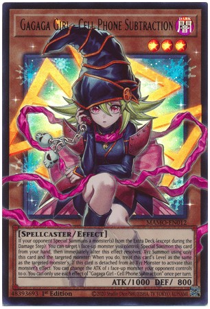 Gagaga Girl - Cell Phone Subtraction (ext. art) - MAMO-EN012 - Ultra Rare