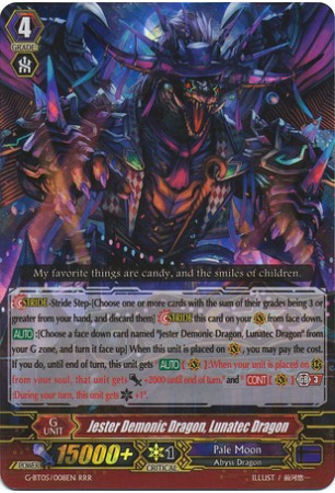 Jester Demonic Dragon, Lunatec Dragon - G-BT05/008EN - RRR