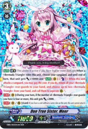 Duo True Sister, Meer - EB11/003EN - RRR - White Ed.