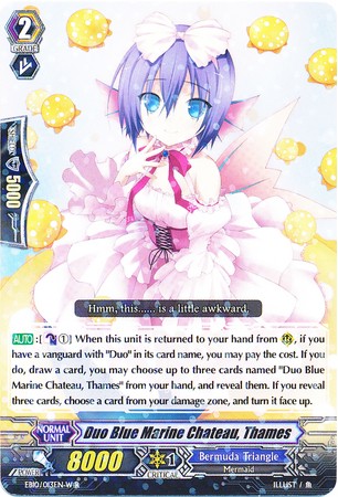 Duo Blue Marine Chateau, Thames - EB11/013EN - R - White Ed. 