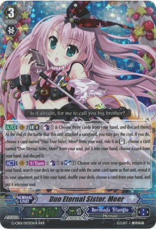 Duo Eternal Sister, Meer - G-CB01/003EN - RRR - Black Ed.