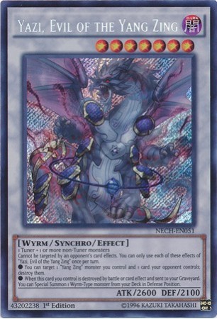 Yazi, Evil of the Yang Zing - NECH-EN051 - Secret Rare