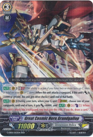 Great Cosmic Hero, Grandgallop - G-EB01/003EN - RRR