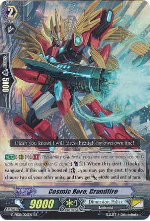 Cosmic Hero, Grandfire - G-EB01/006EN - RR