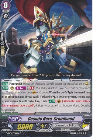 Cosmic Hero, Grandseed - G-EB01/028EN - C