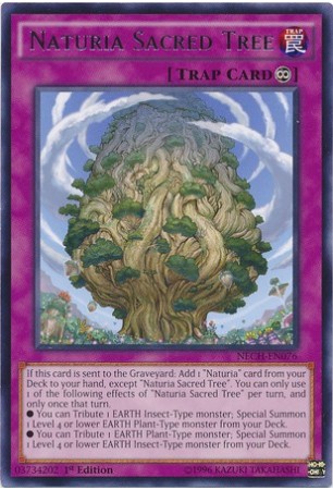 Naturia Sacred Tree - NECH-EN076 - Rare