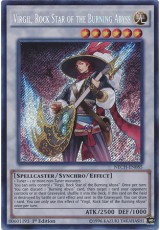 Virgil, Rock Star of the Burning Abyss - NECH-EN085 - Secret Rare