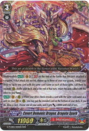 Covert Demonic Dragon, Aragoto Spark - G-TB02/005EN - RRR