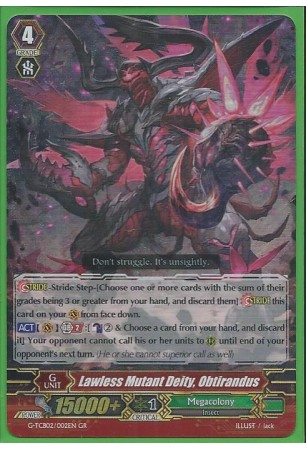 Lawless Mutant Deity, Obtirandus - G-TB02/002EN - GR