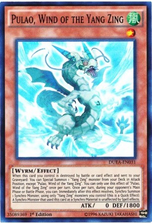 Pulao, Wind of the Yang Zing - DUEA-EN031 - Super Rare