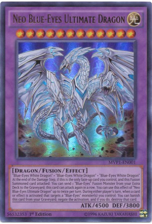 Neo Blue-Eyes Ultimate Dragon - MVP1-EN001 - Ultra Rare