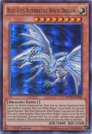 Blue-Eyes Alternative White Dragon - MVP1-EN046 - Ultra Rare