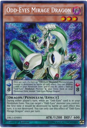 Odd-Eyes Mirage Dragon - DRL3-EN001 - Secret Rare